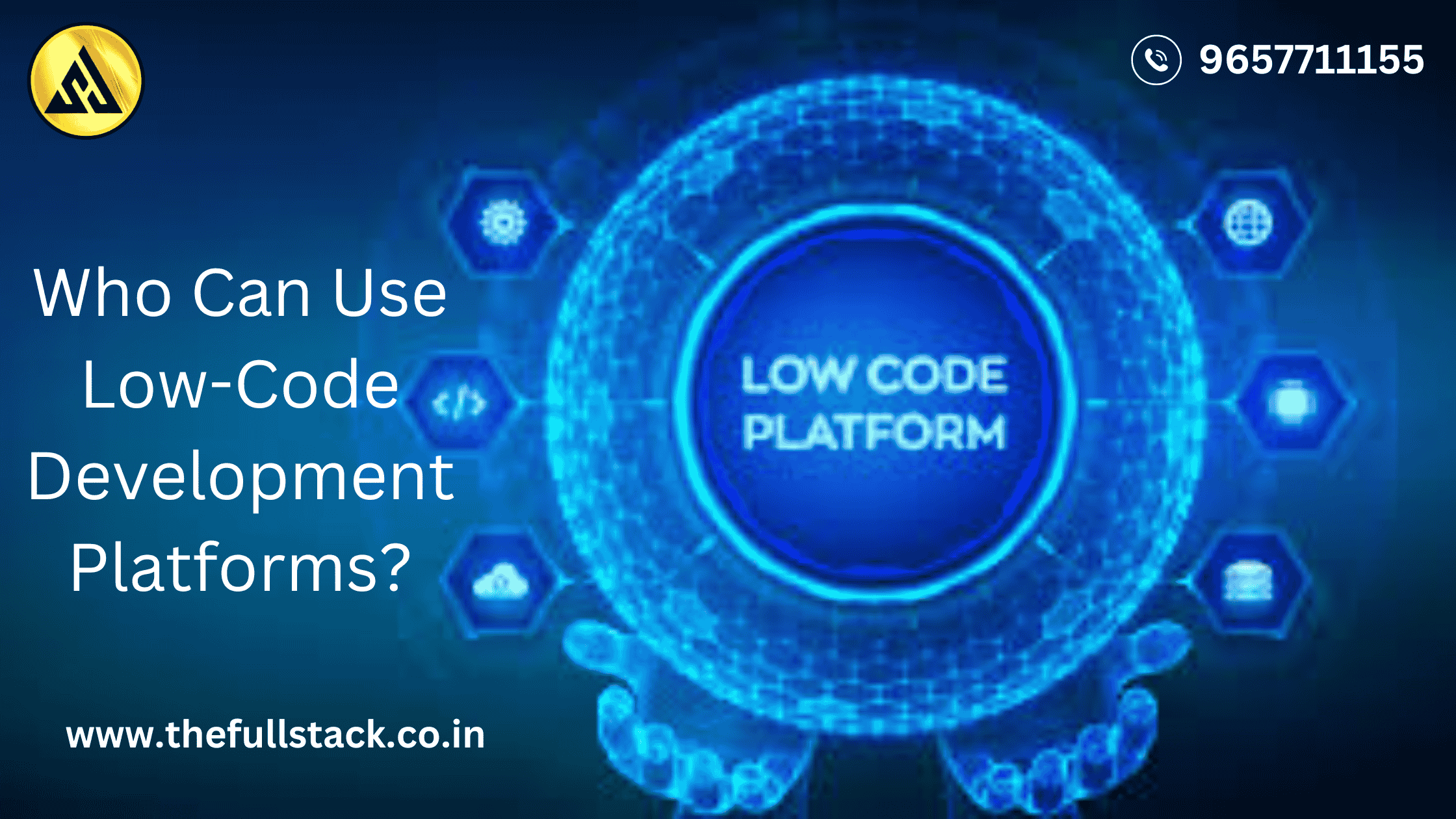 Individuals from various backgrounds using low-code development platforms to create apps"