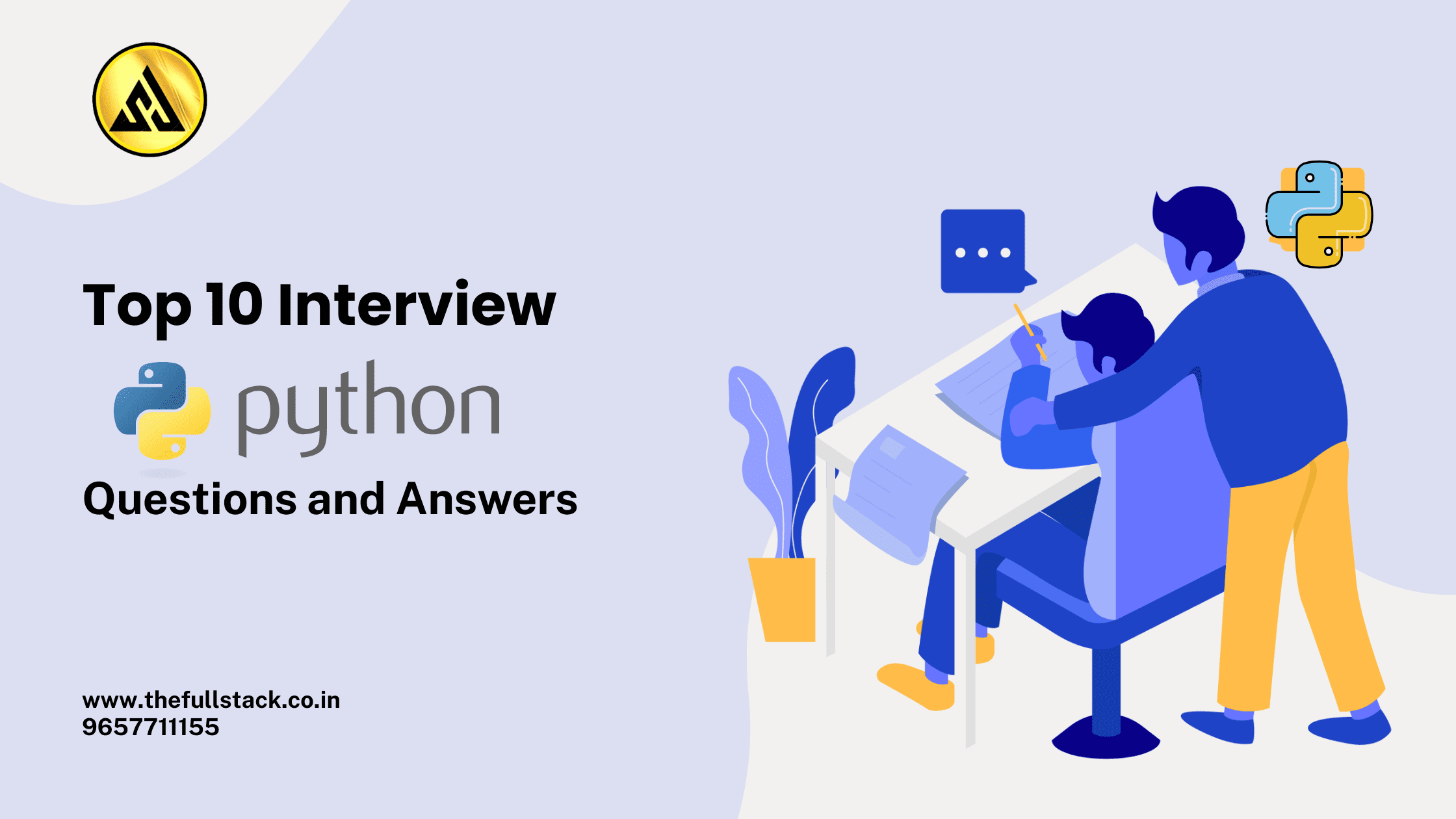 Top 10 Python Interview Questions and Answers (2025 Guide)