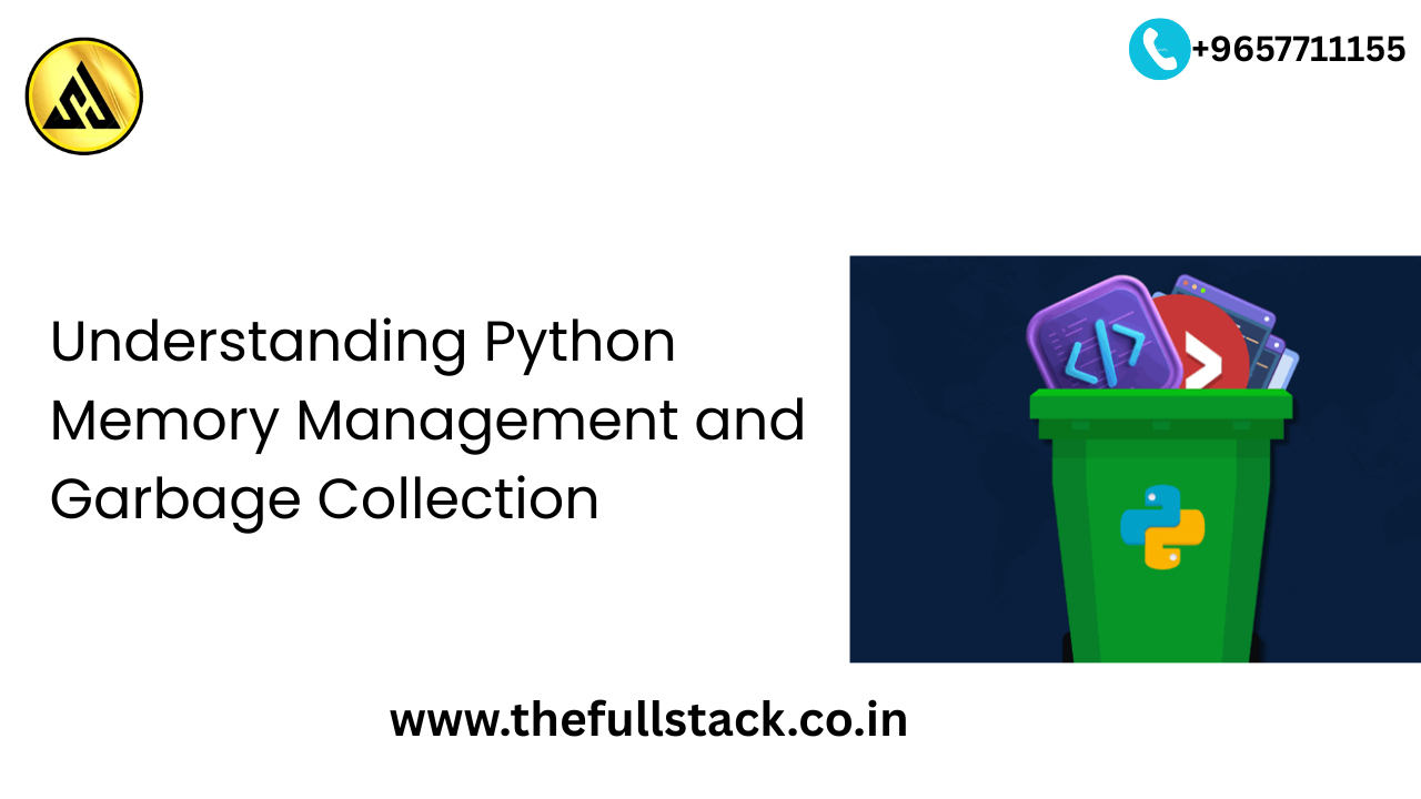 Python Memory Management and Garbage Collection Diagram
