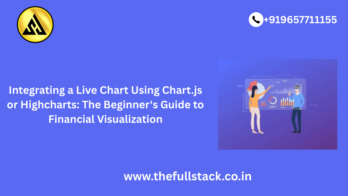 Interactive live chart showing market trends with Chart.js or Highcharts.