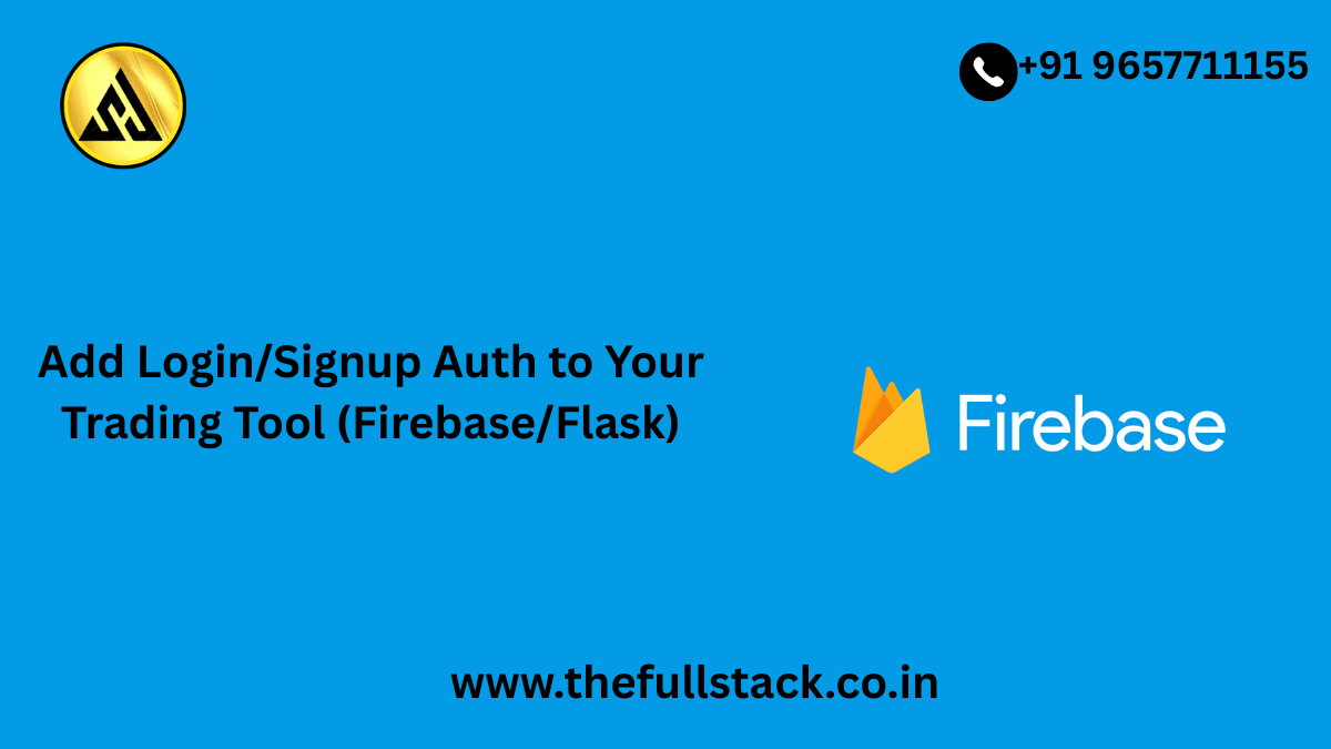 Add Login/Signup Auth to Your Trading Tool