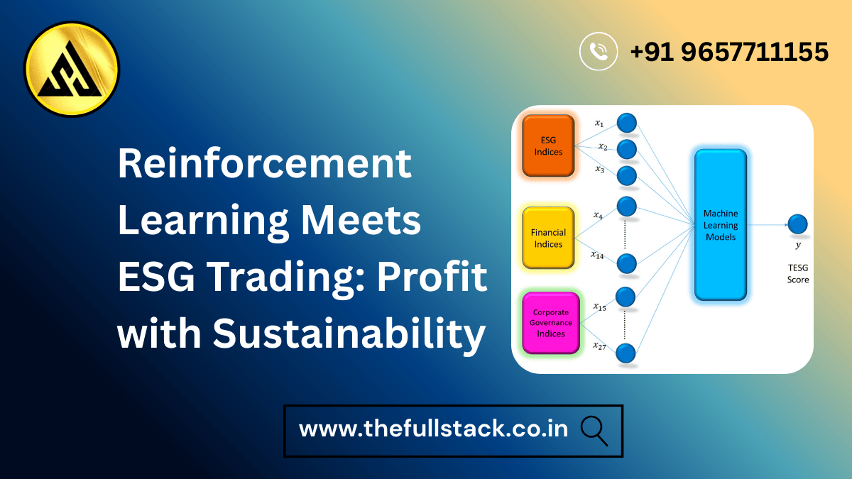 Reinforcement Learning in ESG Trading