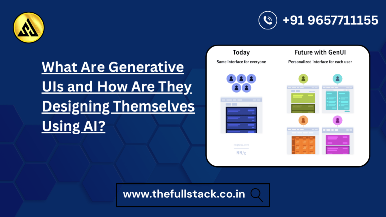 generative UI: AI designing adaptive, personalised interfaces