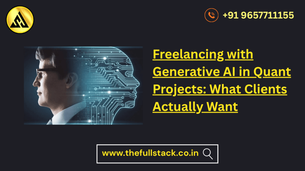 freelancing with generative AI in quant projects
