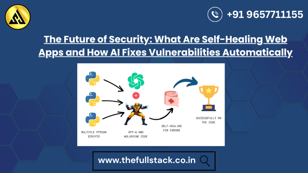 self-healing web apps with AI fixing vulnerabilities