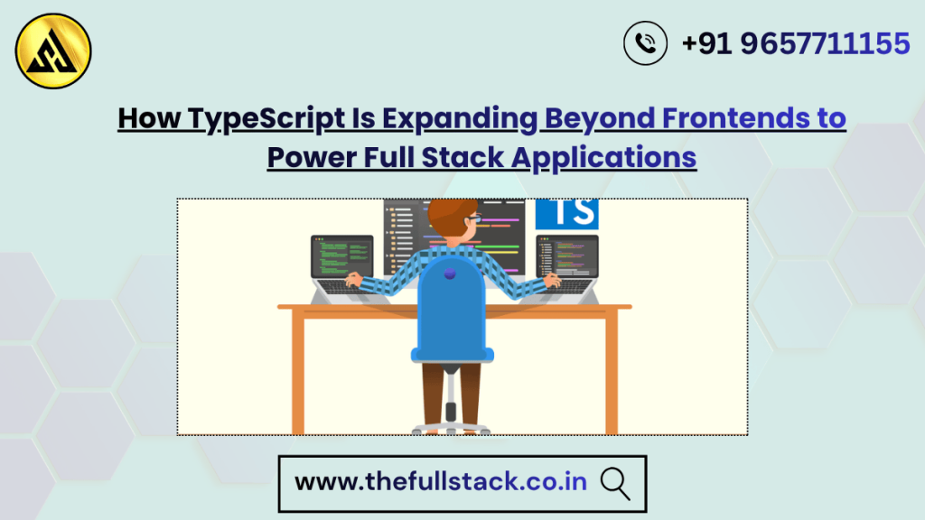 TypeScript full stack development architecture diagram