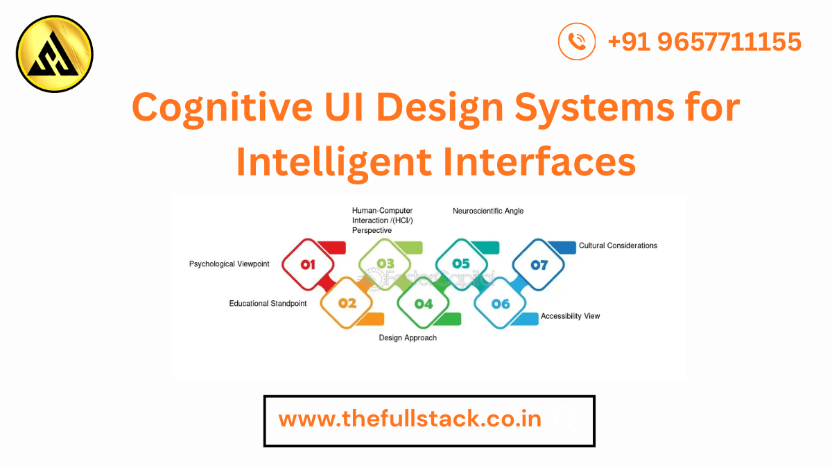Cognitive UI Design for intelligent interfaces