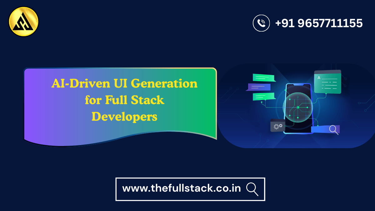 AI-driven UI generation for full stack developers