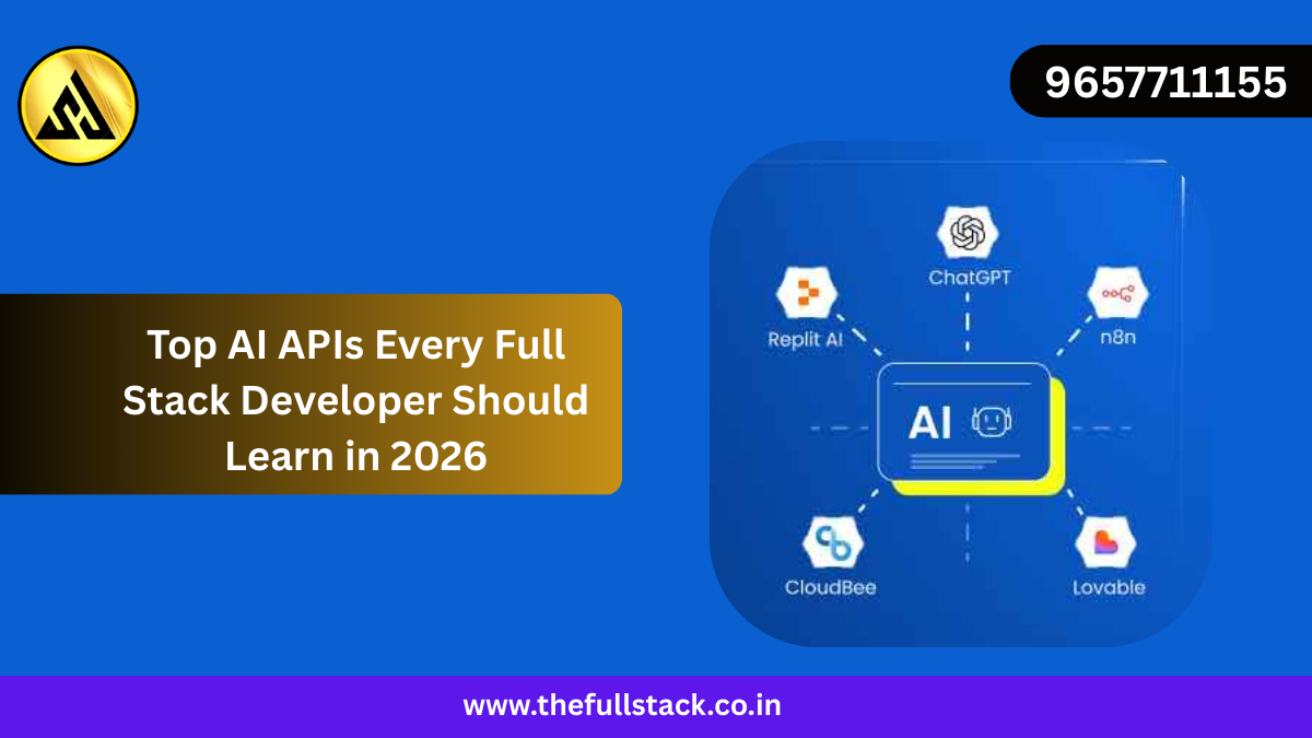 AI APIs for full stack developers in 2026