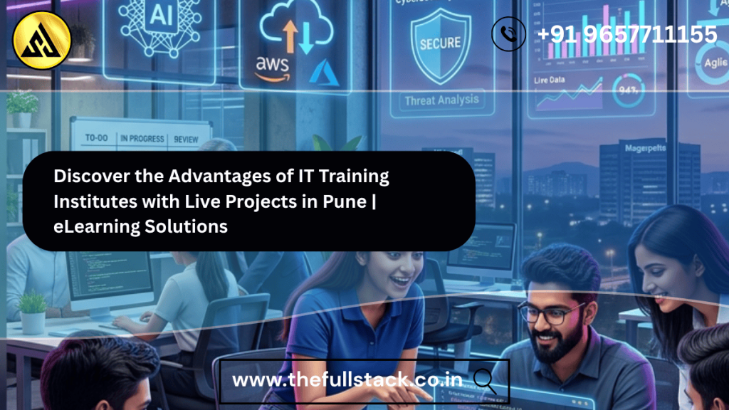 Join the best IT training institute with live projects in Pune. eLearning Solutions offers hands-on training in Python, Data Science, Full Stack, and Cybersecurity with real-world project experience.