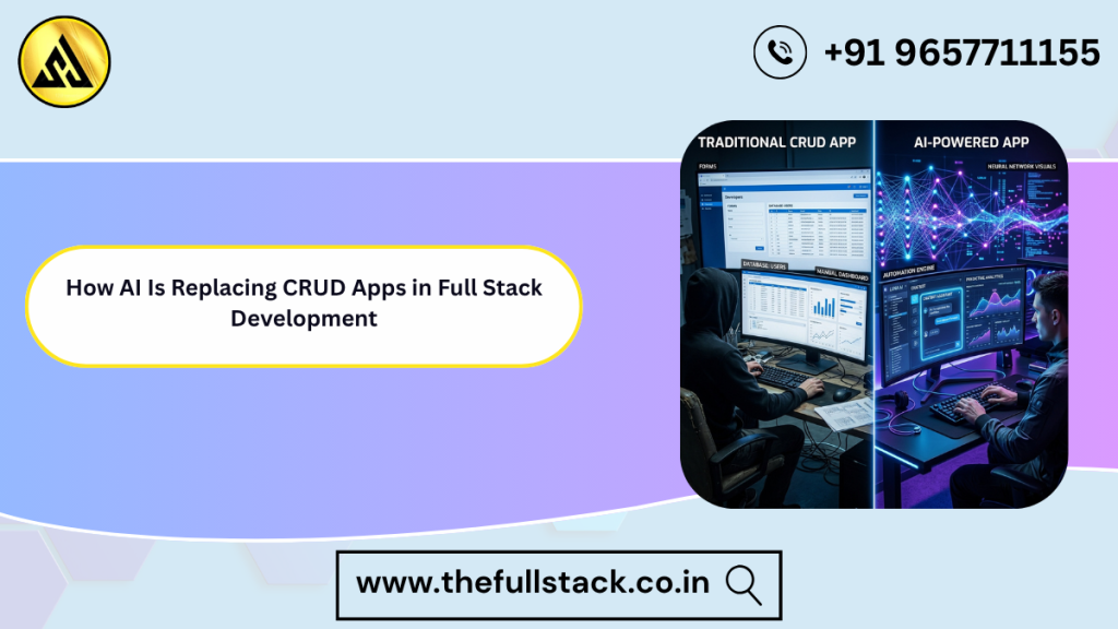 How AI Is Replacing CRUD Apps in Full Stack Development