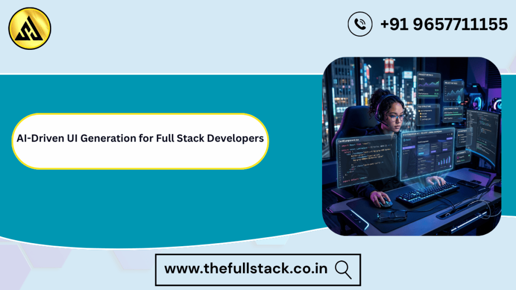 AI-Driven UI Generation for Full Stack Developers