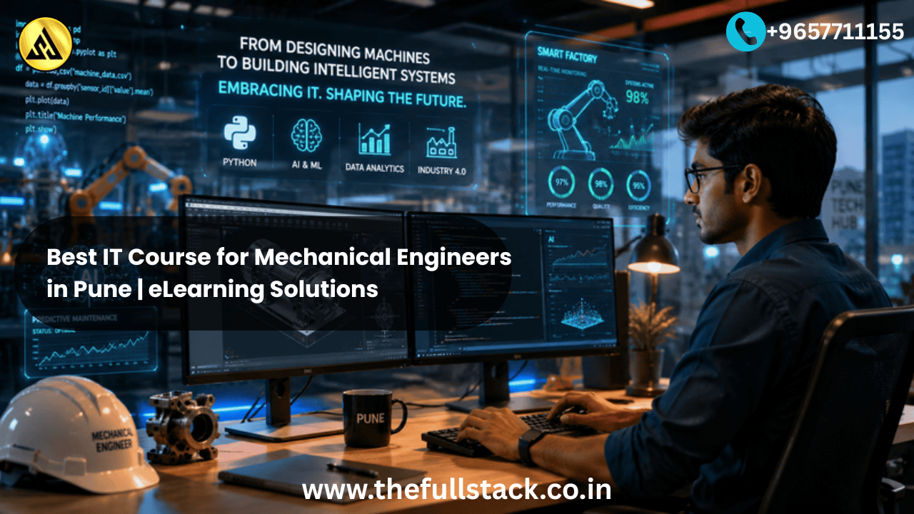 Mechanical engineer learning IT skills like Python AI and data science in Pune