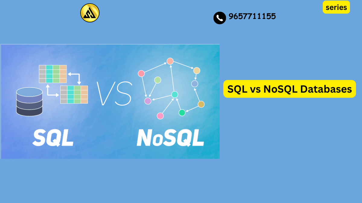 Visual comparison of SQL and NoSQL database structures side by side